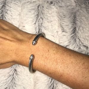David Yurman Diamond Cable Bracelet
